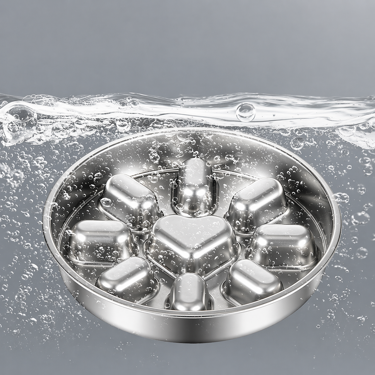 304 Stainless Steel Slow Feeder Dog Bowl