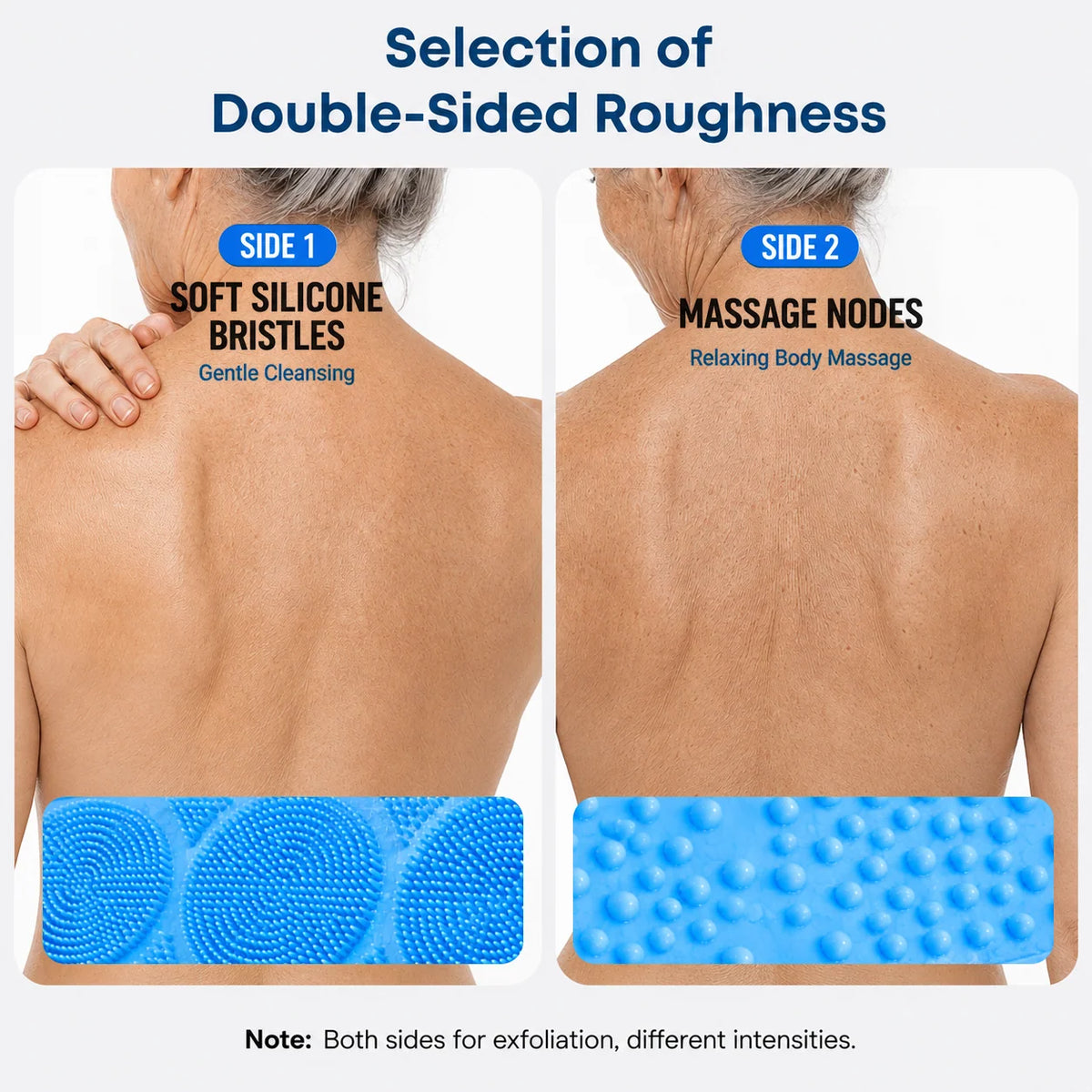 🛁 Limited-Time 49% OFF — 99.9% Antibacterial Silicone Back Scrubber 💦