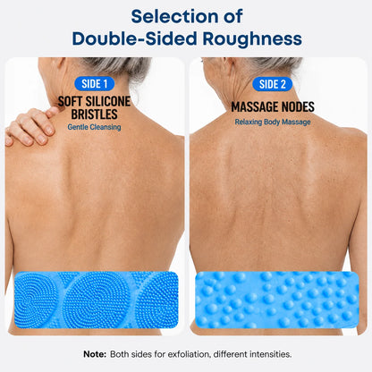 🛁 Limited-Time 49% OFF — 99.9% Antibacterial Silicone Back Scrubber 💦