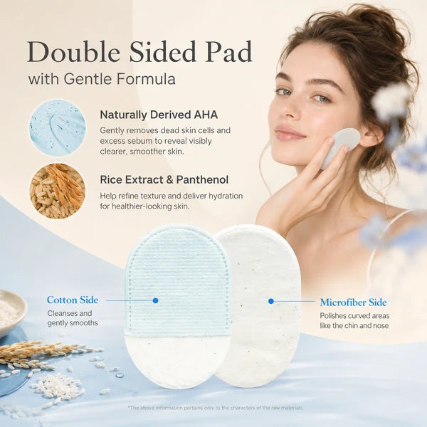 Skin-Smoothing Exfoliating Pads for Face & Body – 8 Pack