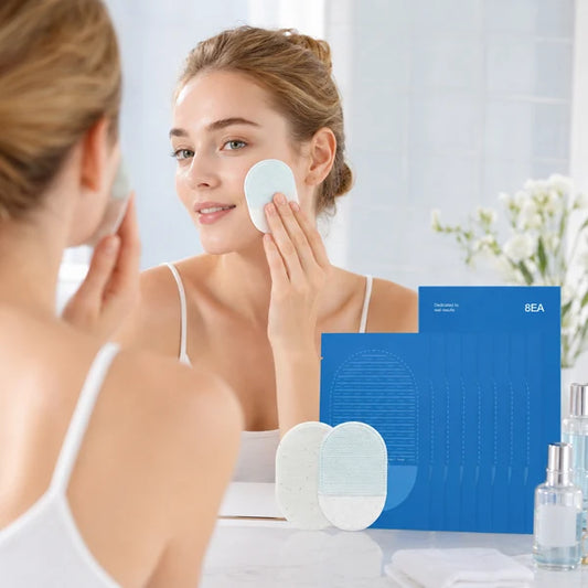 Skin-Smoothing Exfoliating Pads for Face & Body – 8 Pack