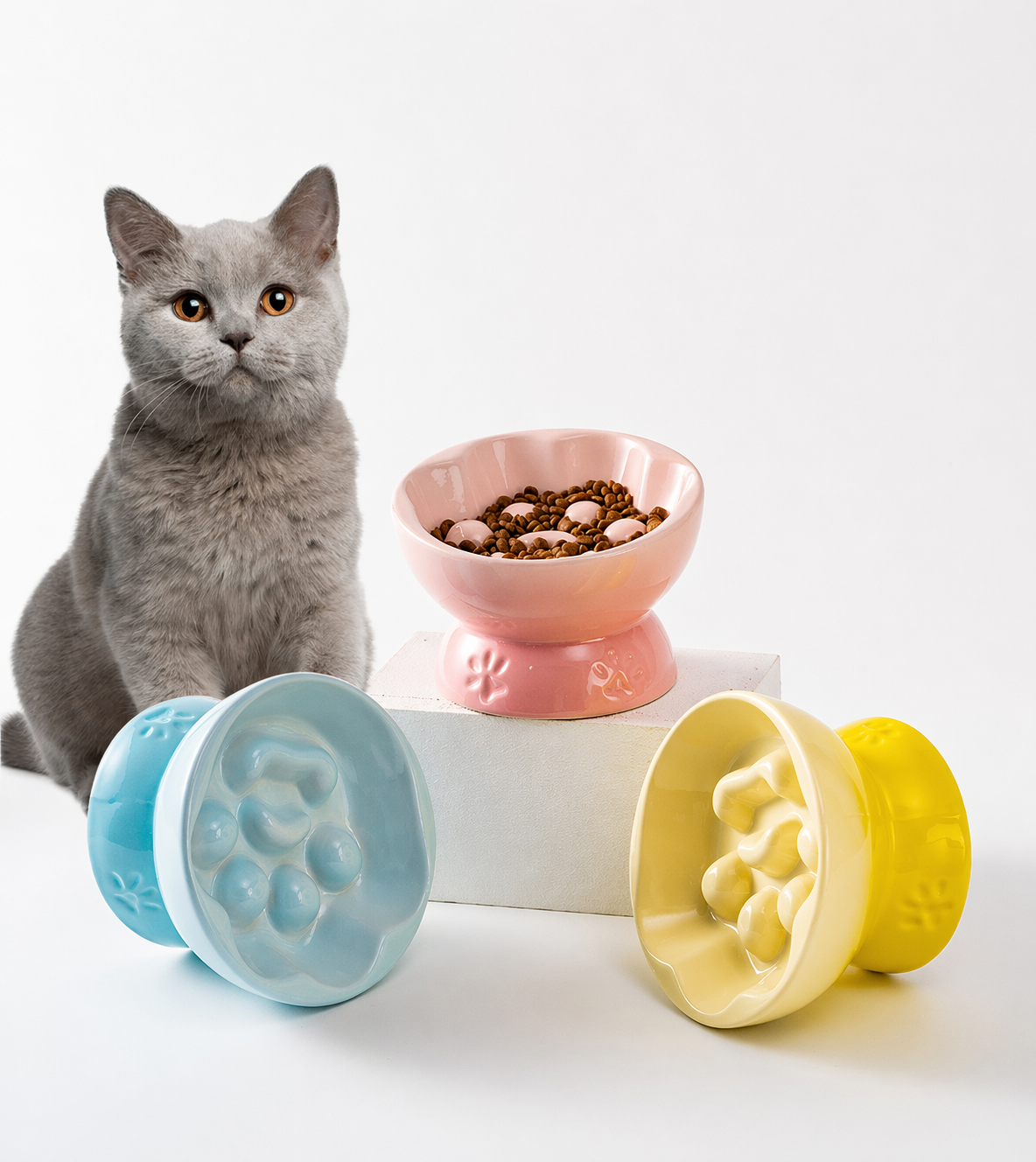 Ceramic Slow Feeder Bowl