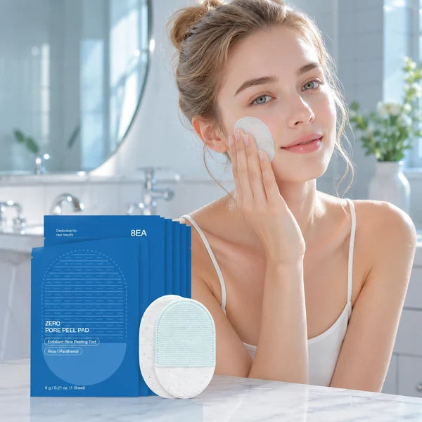 Skin-Smoothing Exfoliating Pads for Face & Body – 8 Pack