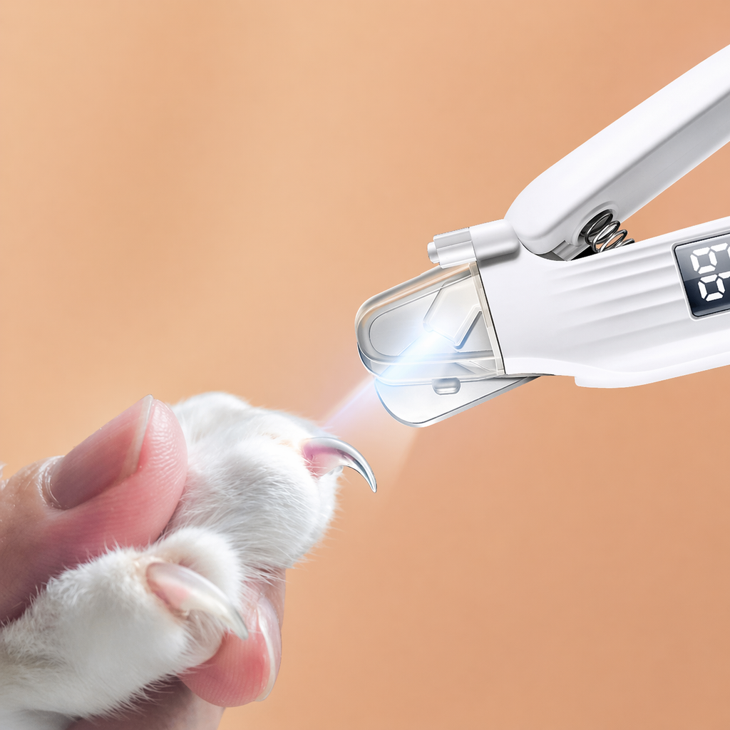 2-in-1 LED Pet Nail Trimmer & Grinder