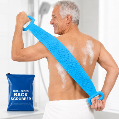 🛁 Limited-Time 49% OFF — 99.9% Antibacterial Silicone Back Scrubber 💦