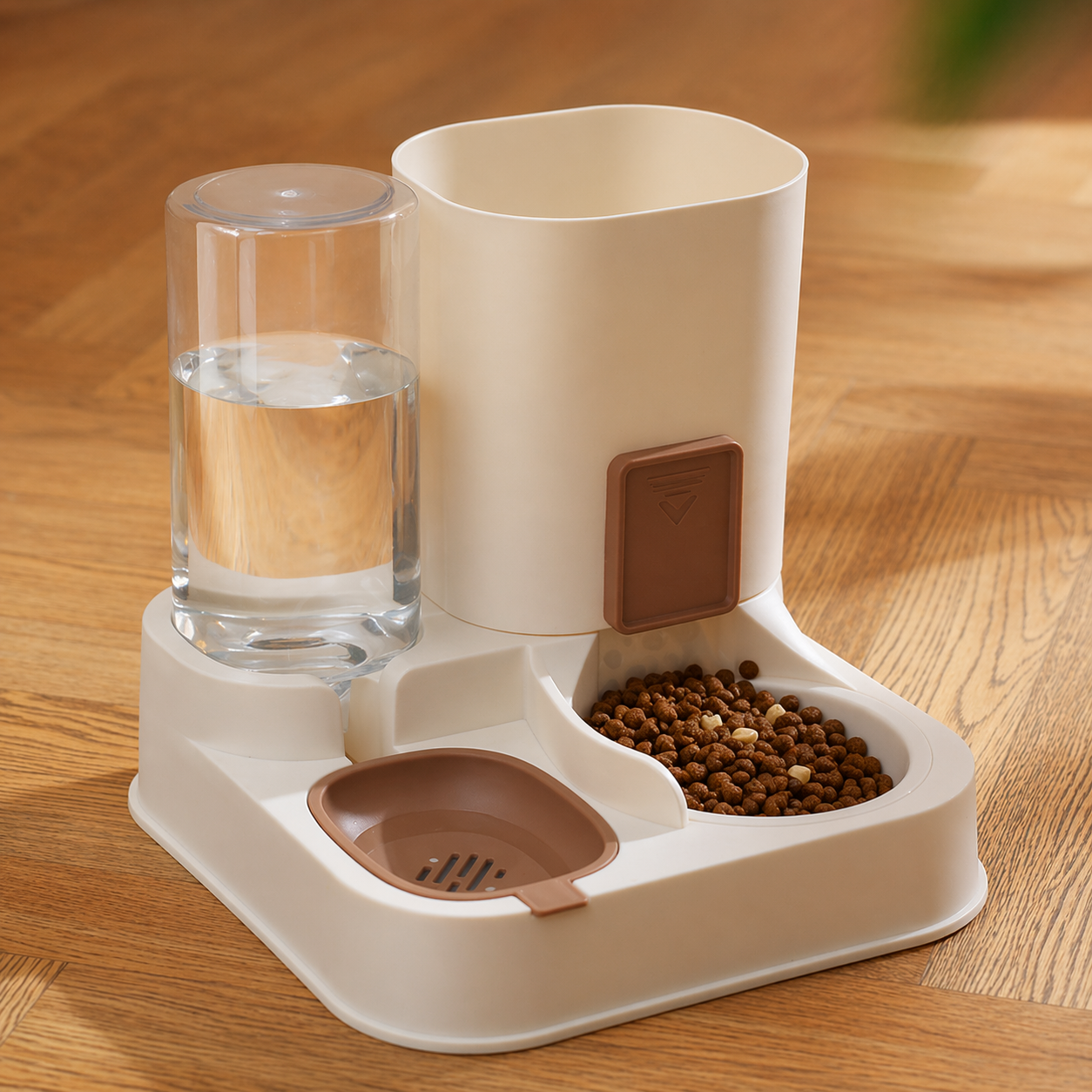 2-in-1 Automatic Pet Feeder & Water Dispenser