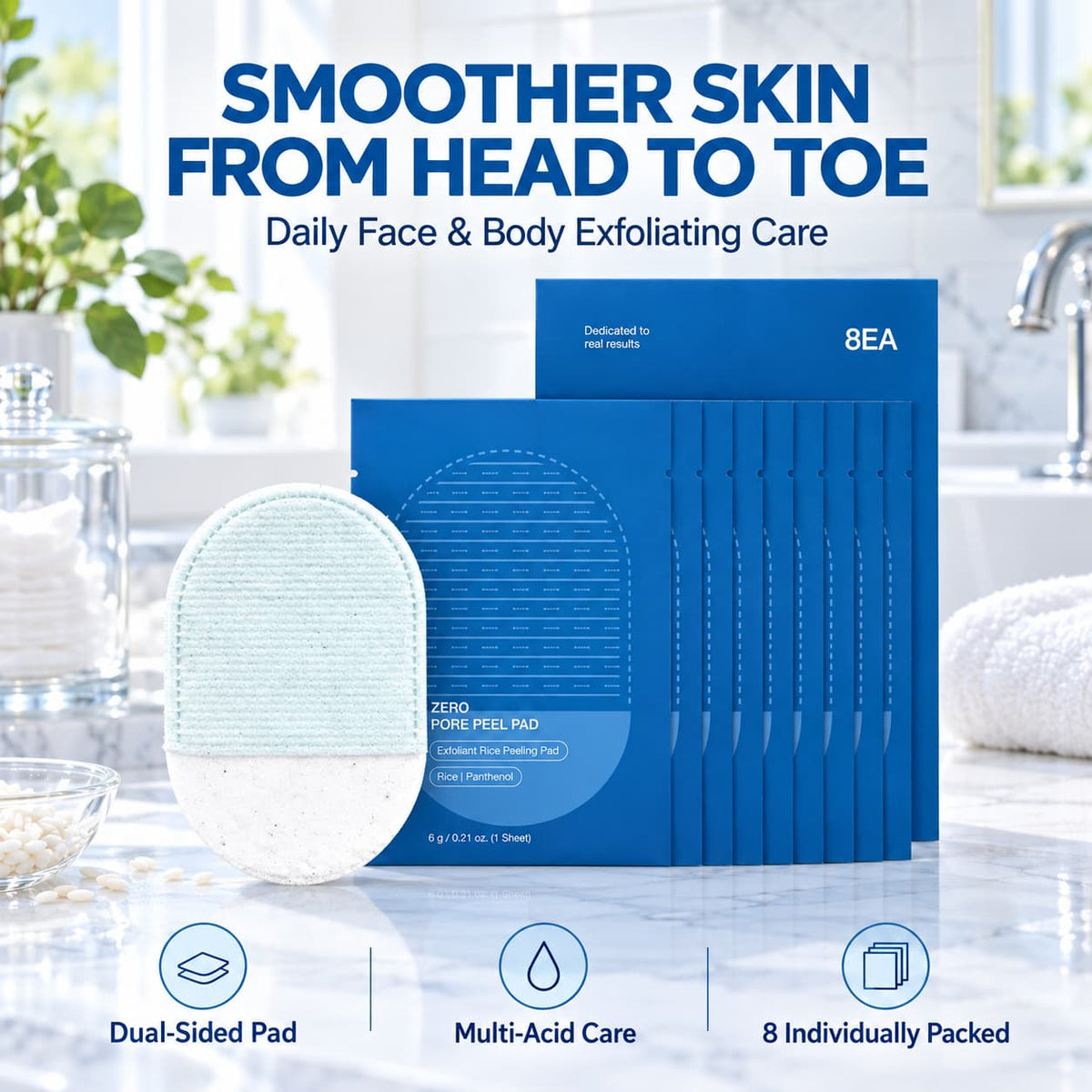 🔥 LAST DAY: 49% OFF — Get Smoother-Looking Skin with 8 Exfoliating Pads