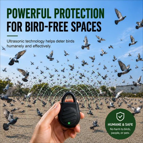 Ulmerixeno 3-Mode Portable Bird & Pest Repeller