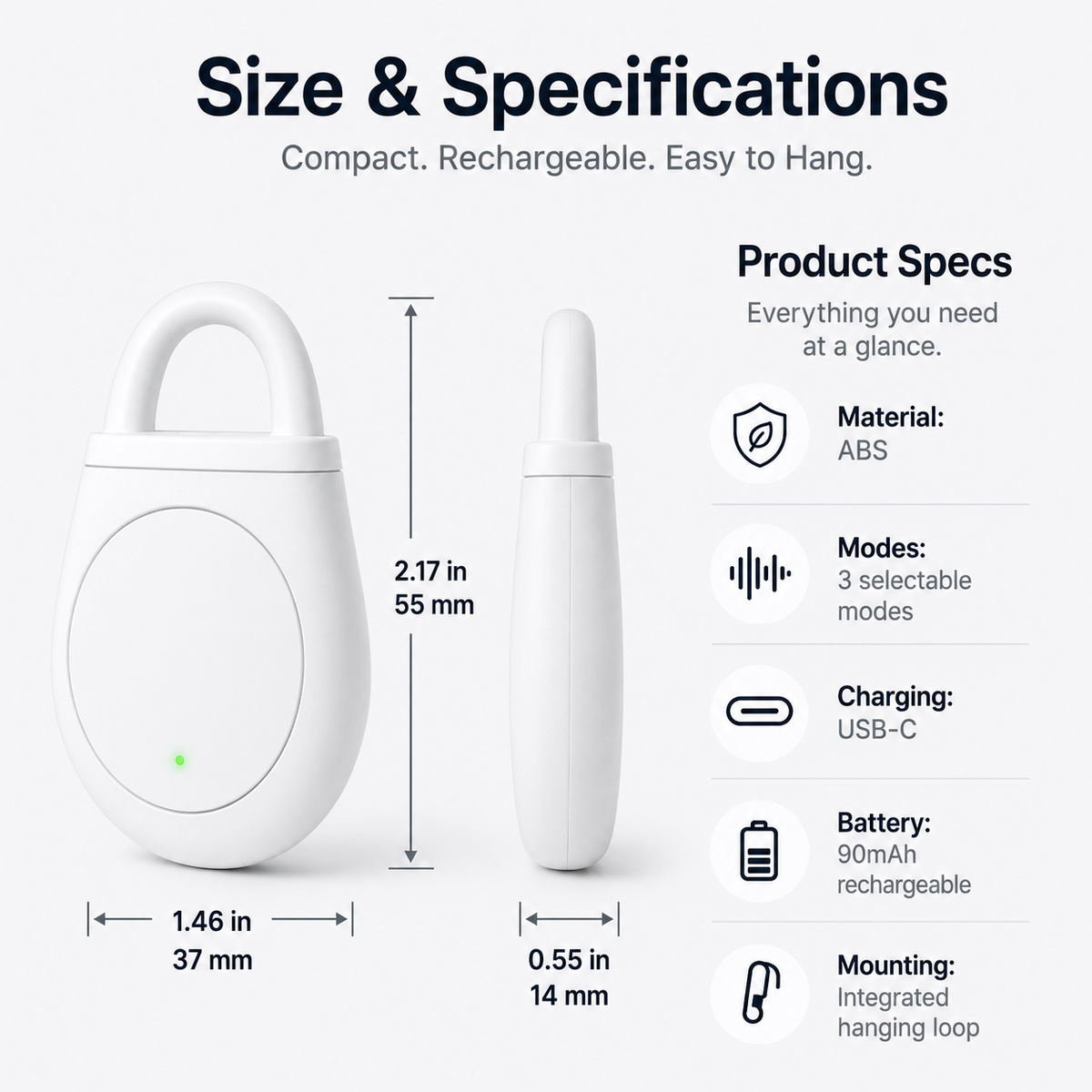 Ulmerixeno 3-Mode Portable Bird & Pest Repeller