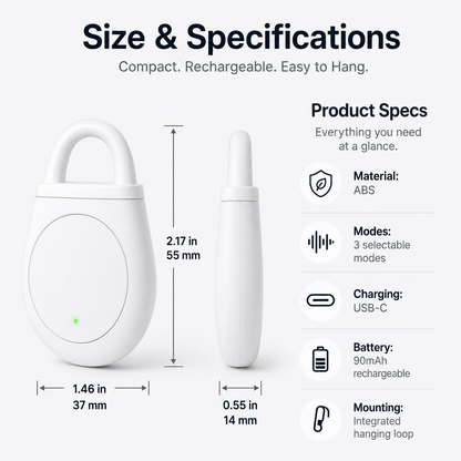Ulmerixeno 3-Mode Portable Bird & Pest Repeller