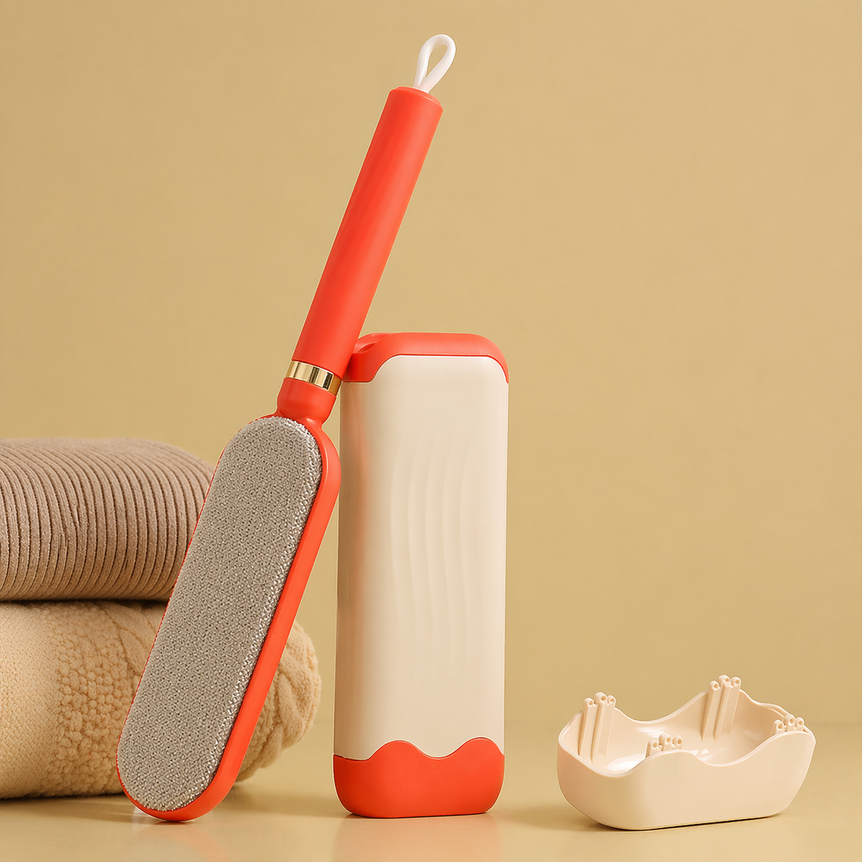 Self-Cleaning Static Pet Hair Remover Brush