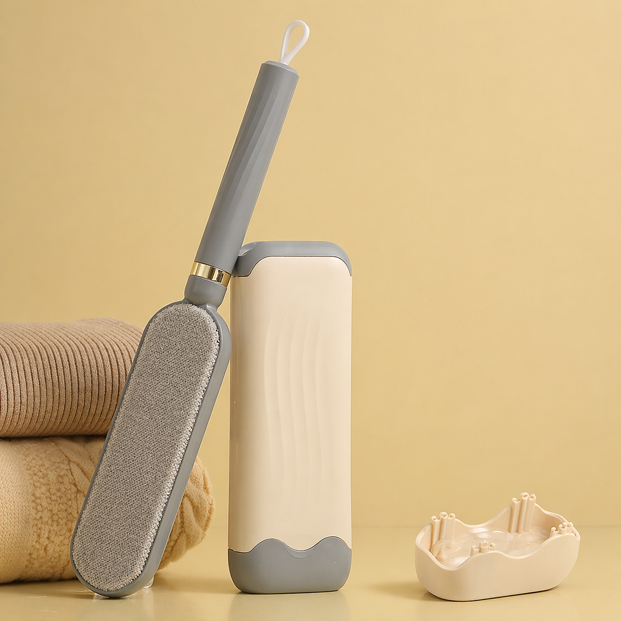 Self-Cleaning Static Pet Hair Remover Brush