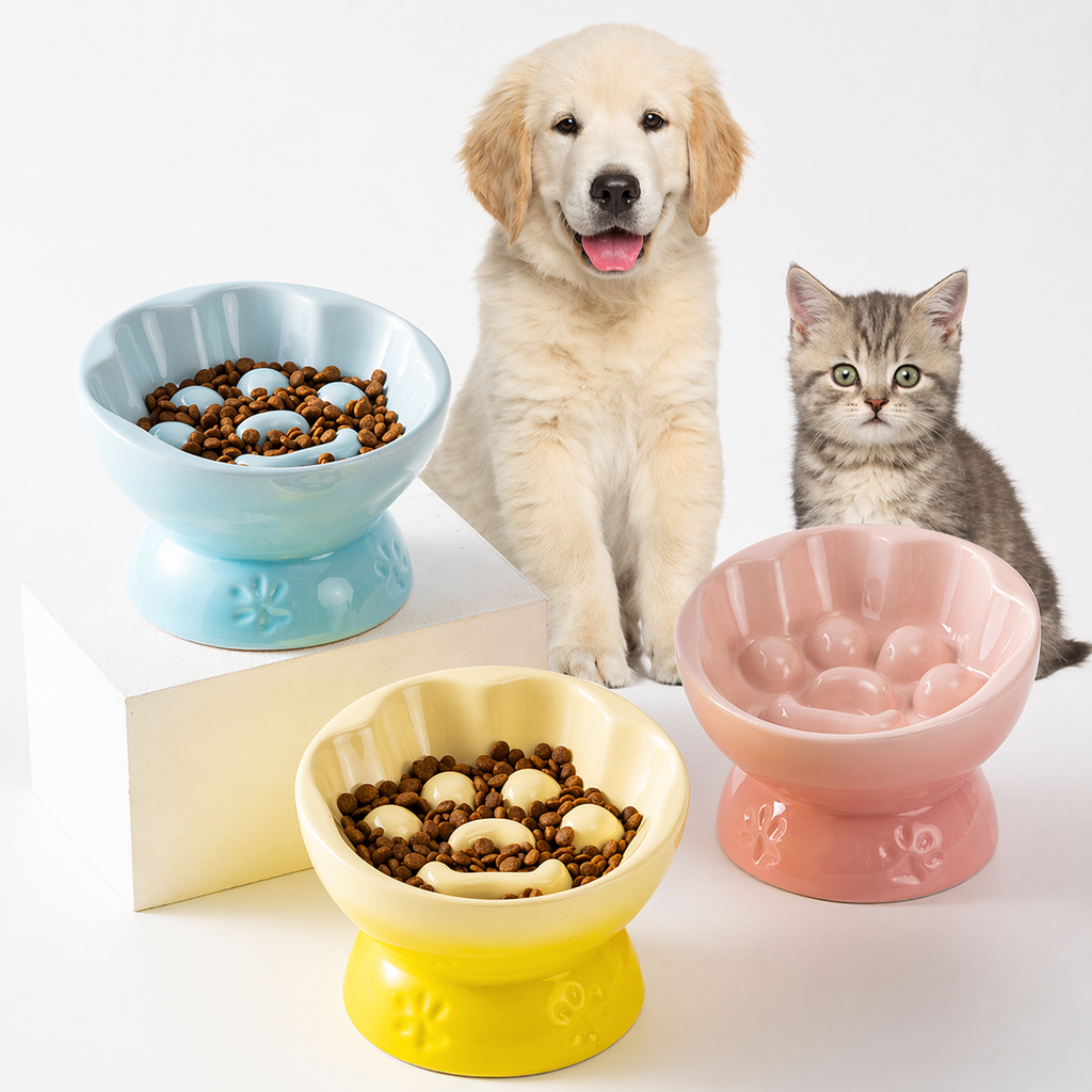 Ceramic Slow Feeder Bowl