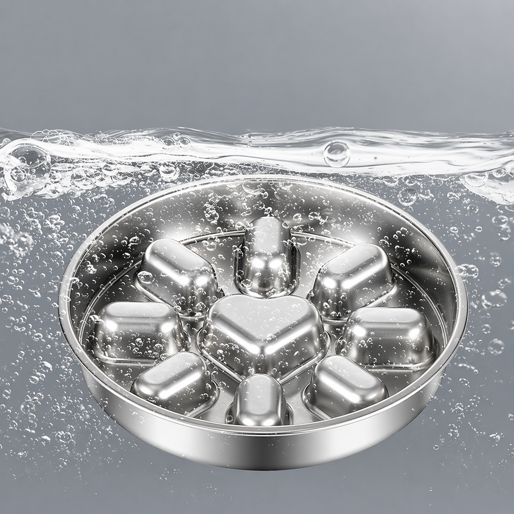 304 Stainless Steel Slow Feeder Dog Bowl