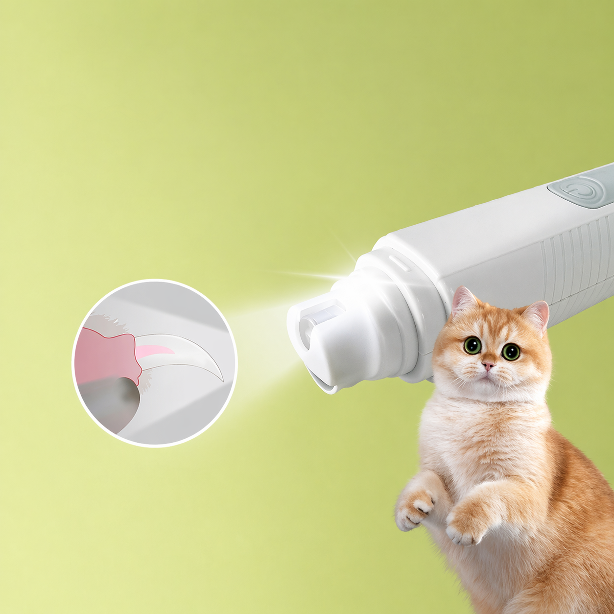 LED Electric Pet Nail Grinder