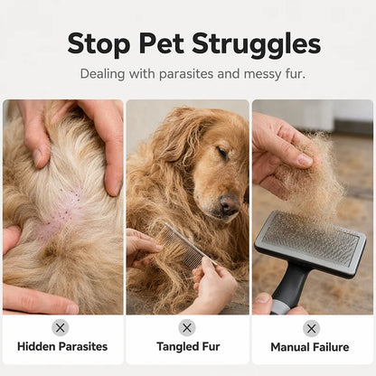 Comb Out Fleas & Loose Fur—Without Leaving the Mess Behind