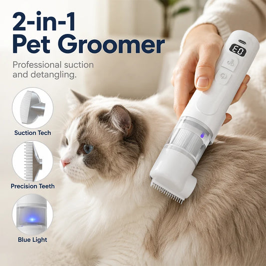 Comb Out Fleas & Loose Fur—Without Leaving the Mess Behind