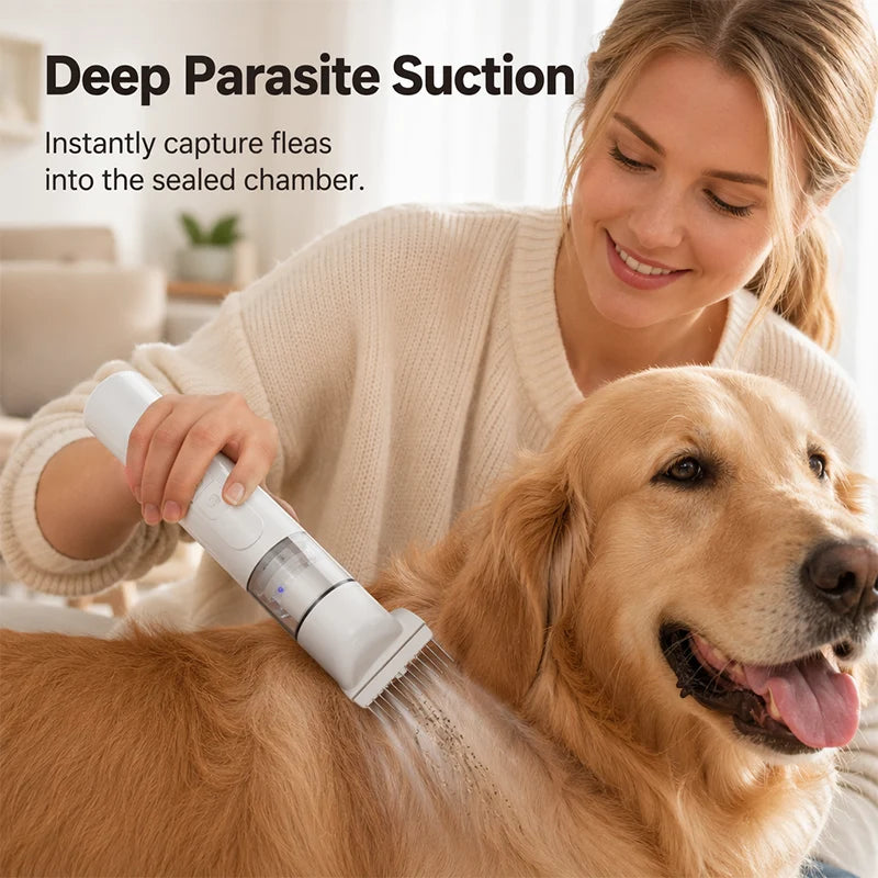 Comb Out Fleas & Loose Fur—Without Leaving the Mess Behind