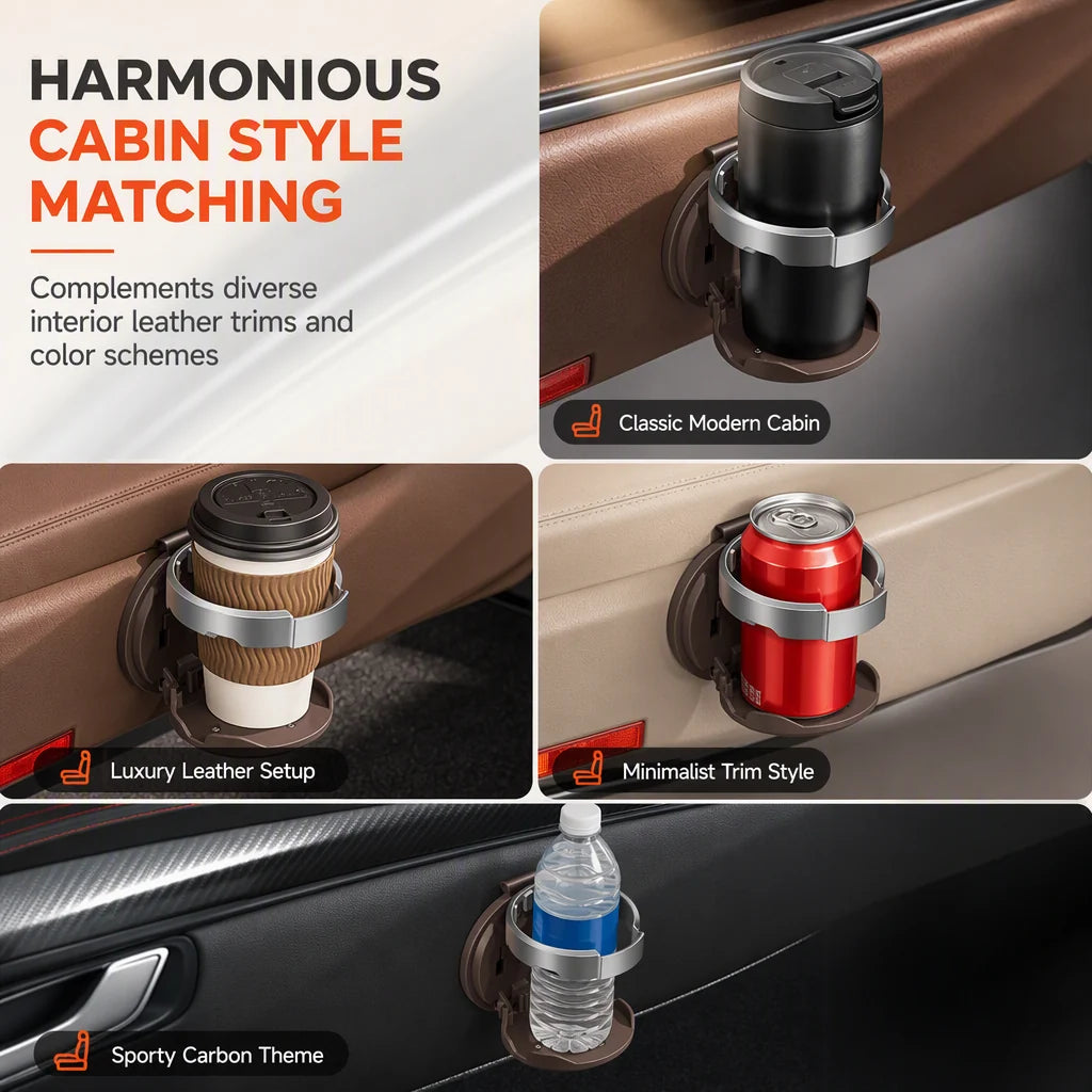 🔥 LAST DAY: 49% OFF — Multifunctional Foldable Car Door Cup Holder
